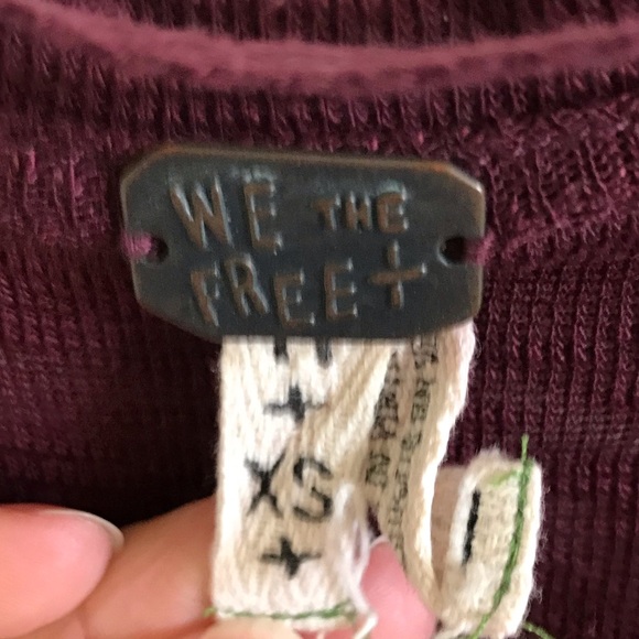 We the Free oversized knit Henley - Picture 6 of 11